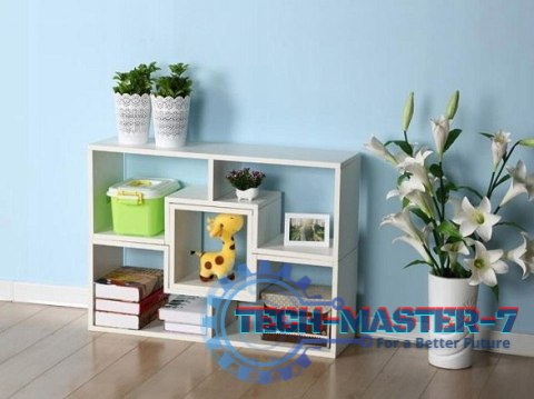 Regał szafka modułowa komoda półki biała ModernHome Regał szafka modułowa komoda półki biała ModernHome