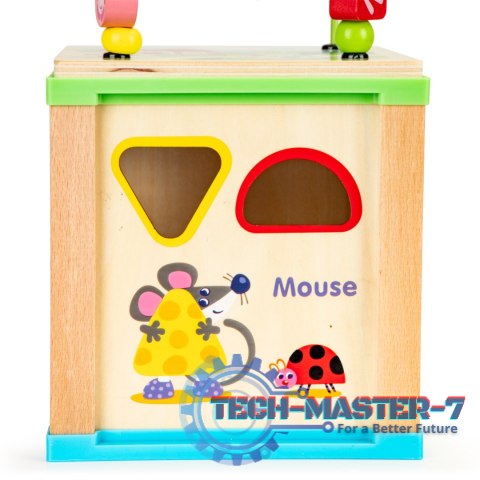 Drewniana kostka edukacyjna, tablica sorter mula ECOTOYS ECOTOYS Drewniana kostka edukacyjna, tablica sorter mula ECOTOYS ECOTOYS