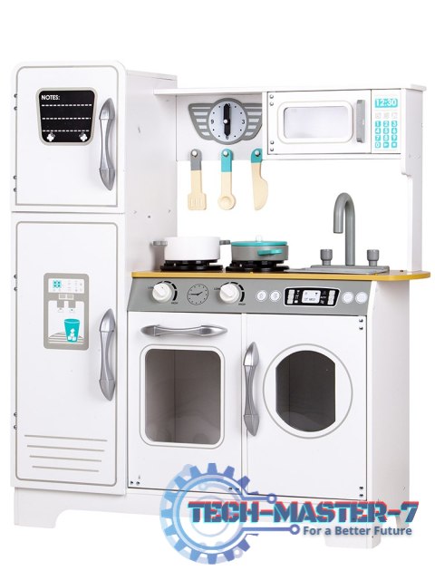 Drewniana kuchnia z akcesoriami dla dzieci ECOTOYS ECOTOYS Drewniana kuchnia z akcesoriami dla dzieci ECOTOYS ECOTOYS
