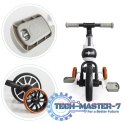Rower rowerek biegowy 4w1 Pedały Kółka boczne czarny ECOTOYS ECOTOYS Rower rowerek biegowy 4w1 Pedały Kółka boczne czarny ECOTOYS ECOTOYS