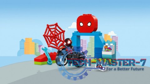 Klocki DUPLO 10424 Super Heroes Motocyklowa przygoda Spina Klocki DUPLO 10424 Super Heroes Motocyklowa przygoda Spina