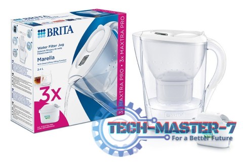 Dzbanek filtrujący 2,4l Marella+3 wkłady PRO Pure Performance biały Dzbanek filtrujący 2,4l Marella+3 wkłady PRO Pure Performance biały