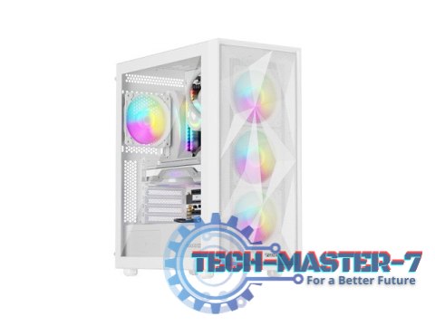 Obudowa Genesis Diaxid 605 ARGB MIDI TOWER USB-C Biała Obudowa Genesis Diaxid 605 ARGB MIDI TOWER USB-C Biała