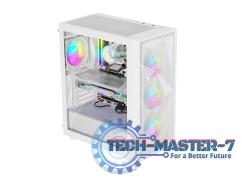 Obudowa Genesis Diaxid 605 ARGB MIDI TOWER USB-C Biała Obudowa Genesis Diaxid 605 ARGB MIDI TOWER USB-C Biała
