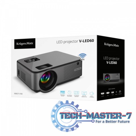 Projektor LED V-LED60 Wi-Fi Projektor LED V-LED60 Wi-Fi