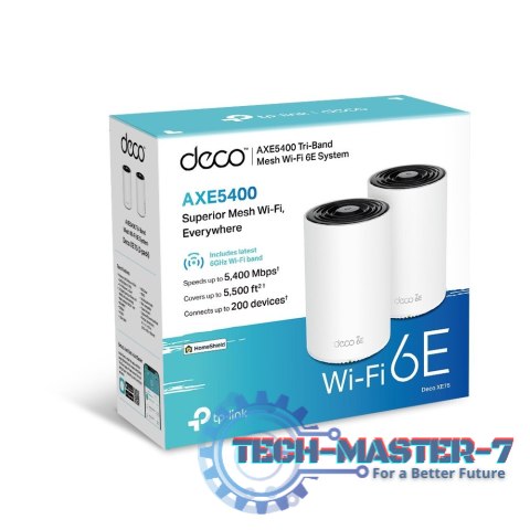Router Deco XE75(2-pack) System WiFi 6E AXE5400 Router Deco XE75(2-pack) System WiFi 6E AXE5400
