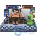 Zestaw figurek Minecraft Legends Creeper vs Piglin