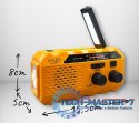 Radio solarne z korbką ręczną AD1197