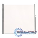 Składana markiza 300x180 cm boczna roleta parawan do ogrodu na taras beżowa ModernHome Składana markiza 300x180 cm boczna roleta parawan do ogrodu na taras beżowa ModernHome