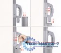 Składana markiza 300x180 cm boczna roleta parawan do ogrodu na taras beżowa ModernHome Składana markiza 300x180 cm boczna roleta parawan do ogrodu na taras beżowa ModernHome