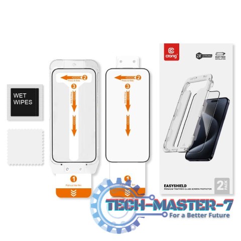 Szkło hartowane EasyShield 2-Pack - iPhone 16 / iPhone 15 (2 sztuki) Szkło hartowane EasyShield 2-Pack - iPhone 16 / iPhone 15 (2 sztuki)