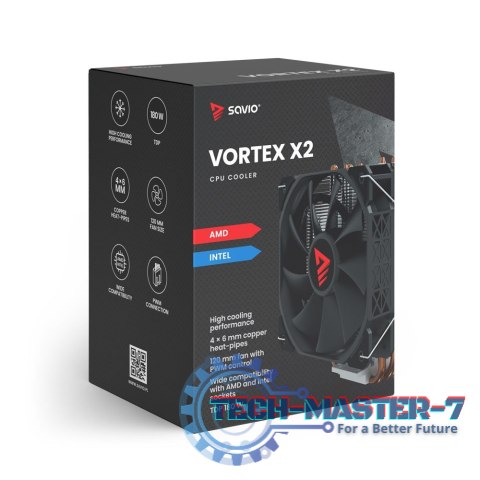 Chłodzenie procesora CPU Vortex X2 Chłodzenie procesora CPU Vortex X2