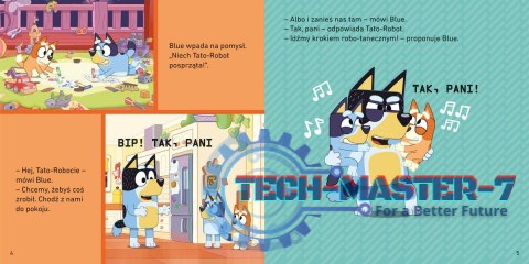 Książeczka Bluey. Tato-robot. Moja czytanka Książeczka Bluey. Tato-robot. Moja czytanka