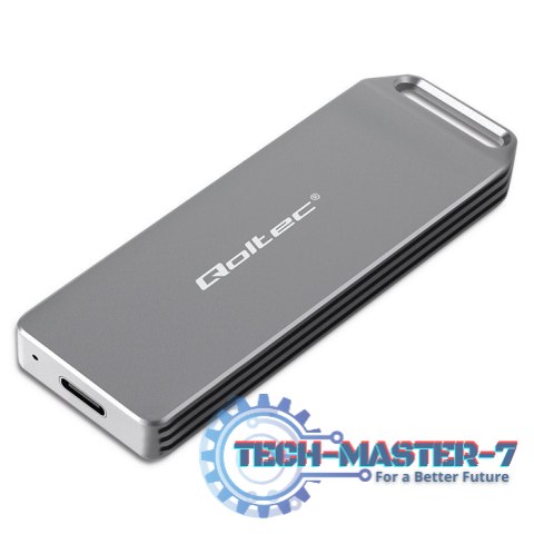 Mini obudowa na dysk M.2 SSD | NVMe | PCIe | USB3.1 | Super speed10Gb/s | 2TB | Srebrna Mini obudowa na dysk M.2 SSD | NVMe | PCIe | USB3.1 | Super speed10Gb/s | 2TB | Srebrna