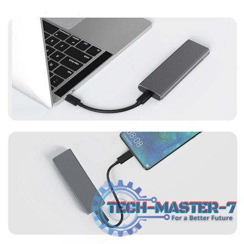 Obudowa na dysk M.2 SSD | NVMe | PCIe | USB3.1 | 10Gb/s | 4TB | Grafit Obudowa na dysk M.2 SSD | NVMe | PCIe | USB3.1 | 10Gb/s | 4TB | Grafit