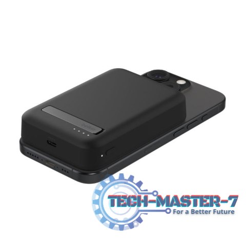 Powerbank ze standem 10000mAh Qi2 MagSafe Czarny Powerbank ze standem 10000mAh Qi2 MagSafe Czarny