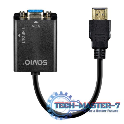Adapter HDMI-VGA z audio AK-76 Adapter HDMI-VGA z audio AK-76