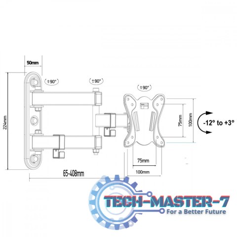 Uchwyt do TV/monitora 13-32 cale 30kg MC-417 Uchwyt do TV/monitora 13-32 cale 30kg MC-417