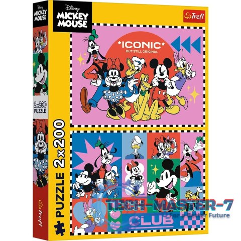 Puzzle 2x200 elementów Czas z przyjaciółmi Miki Donald Puzzle 2x200 elementów Czas z przyjaciółmi Miki Donald