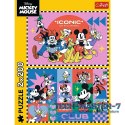 Puzzle 2x200 elementów Czas z przyjaciółmi Miki Donald