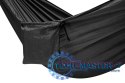 Hamak biwakowy turystyczny podróżny przenośny na biwak 260cm 120kg + pokrowiec czarny Hamak biwakowy turystyczny podróżny przenośny na biwak 260cm 120kg + pokrowiec czarny