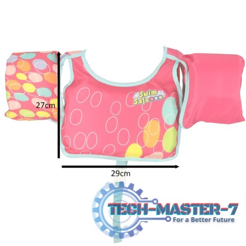 Kamizelka dmuchana BESTWAY 32174 kapok z rękawkami 3-6lat 19-30kg różowa Kamizelka dmuchana BESTWAY 32174 kapok z rękawkami 3-6lat 19-30kg różowa