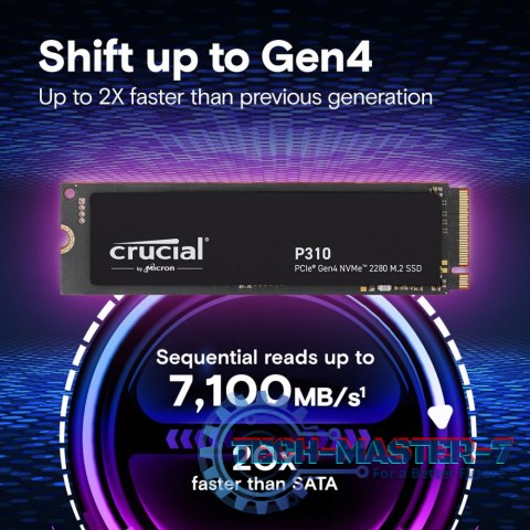 Dysk SSD P310 1TB M.2 NVMe PCIe 4.0 2280 7100/6000 Dysk SSD P310 1TB M.2 NVMe PCIe 4.0 2280 7100/6000