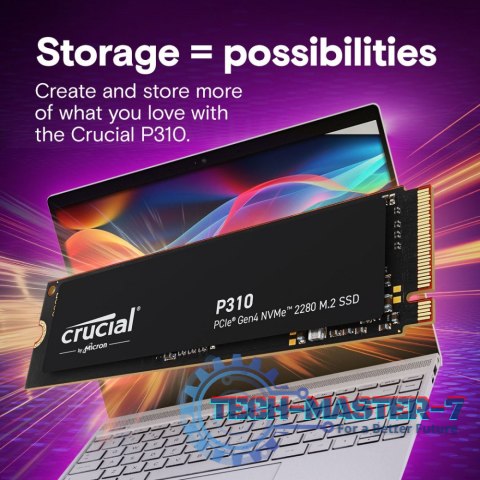 Dysk SSD P310 1TB M.2 NVMe PCIe 4.0 2280 7100/6000 Dysk SSD P310 1TB M.2 NVMe PCIe 4.0 2280 7100/6000
