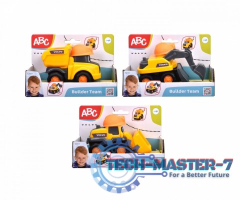 Pojazd budowlany ABC Volvo 3 rodzaj 12 cm Pojazd budowlany ABC Volvo 3 rodzaj 12 cm