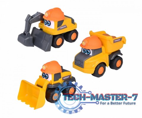Pojazd budowlany ABC Volvo 3 rodzaj 12 cm Pojazd budowlany ABC Volvo 3 rodzaj 12 cm