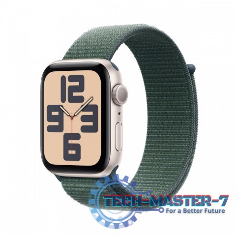 Watch SE GPS, koperta 44 mm z aluminium w kolorze księżycowej poświaty z opaską sportową w kolorze górskiego jeziora Watch SE GPS, koperta 44 mm z aluminium w kolorze księżycowej poświaty z opaską sportową w kolorze górskiego jeziora