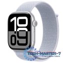 Watch Series 10 GPS, koperta 46 mm z aluminium w kolorze srebrnym z opaską sportową w kolorze błękitnego obłoku Watch Series 10 GPS, koperta 46 mm z aluminium w kolorze srebrnym z opaską sportową w kolorze błękitnego obłoku
