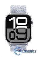Watch Series 10 GPS, koperta 46 mm z aluminium w kolorze srebrnym z opaską sportową w kolorze błękitnego obłoku Watch Series 10 GPS, koperta 46 mm z aluminium w kolorze srebrnym z opaską sportową w kolorze błękitnego obłoku