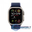 Watch Ultra 2 GPS + Cellular, koperta 49 mm z tytanu w kolorze naturalnym z opaską Trial S/M w kolorze niebieskim Watch Ultra 2 GPS + Cellular, koperta 49 mm z tytanu w kolorze naturalnym z opaską Trial S/M w kolorze niebieskim
