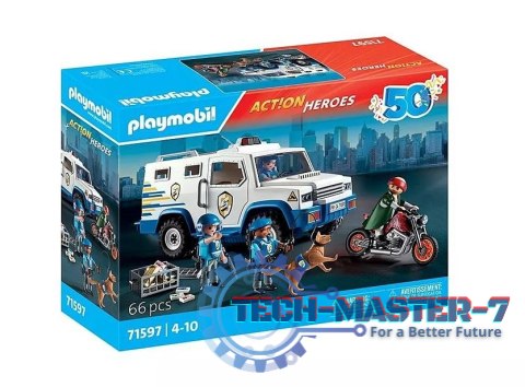 Zestaw z figurkami Action Heroes 71597 Transporter pieniędzy Zestaw z figurkami Action Heroes 71597 Transporter pieniędzy