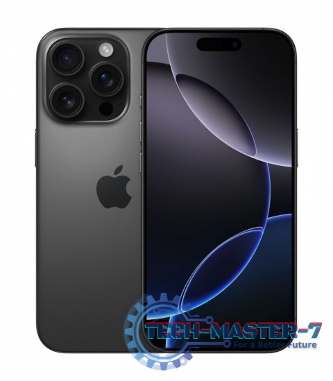 IPhone 16 Pro 1TB - Tytan czarny IPhone 16 Pro 1TB - Tytan czarny