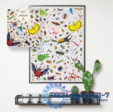 Puzzle Puzzlove Owady 1000 elementów Puzzle Puzzlove Owady 1000 elementów