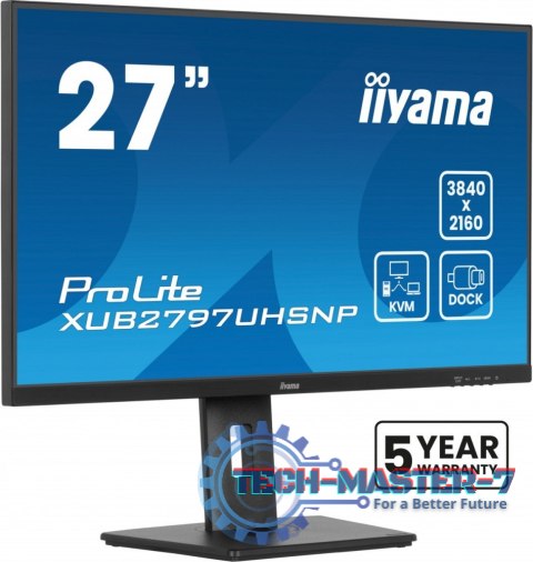 Monitor 27 cali XUB2797UHSNP-B1, 4K, IPS, DP, HDMI, USB-C, Pivot, HAS /5y/ Monitor 27 cali XUB2797UHSNP-B1, 4K, IPS, DP, HDMI, USB-C, Pivot, HAS /5y/