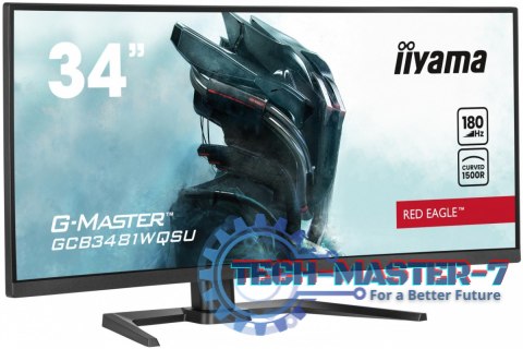 Monitor 34 cale GCB3481WQSU-B1 VA, UWQHD, 180HZ, 0.3ms, 500cd Monitor 34 cale GCB3481WQSU-B1 VA, UWQHD, 180HZ, 0.3ms, 500cd