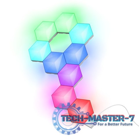 Panele dodatkowe GXT903 VYBZ LED HEXAGON 3 sztuki Panele dodatkowe GXT903 VYBZ LED HEXAGON 3 sztuki