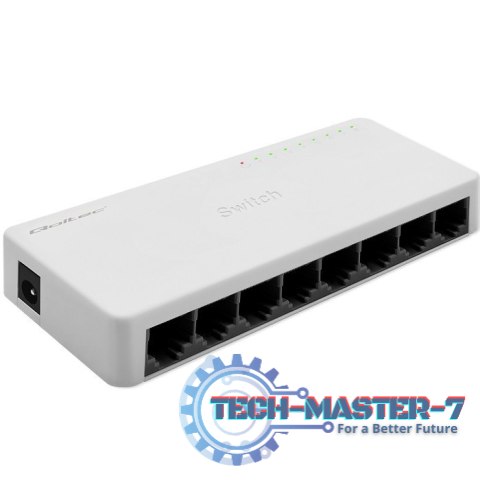 SWITCH przełącznik sieciowy 8 x port RJ45 | 100Mbps | Fast Ethernet | LAN SWITCH przełącznik sieciowy 8 x port RJ45 | 100Mbps | Fast Ethernet | LAN