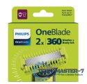 Akcesoria do OneBlade 360 2 sztuki QP624/50