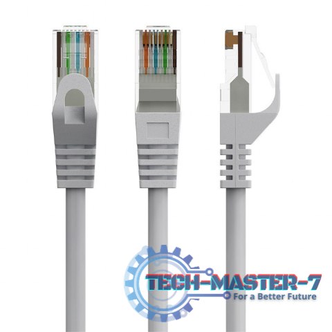 Patch cord kat.6 miedź UTP 15m szary Patch cord kat.6 miedź UTP 15m szary