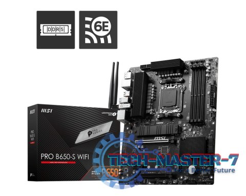 Płyta główna PRO B650-S WIFI AM5 4DDR5 HDMI/DP ATX Płyta główna PRO B650-S WIFI AM5 4DDR5 HDMI/DP ATX