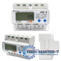 Trójfazowy elektroniczny licznik | miernik zużycia energii na szynę DIN | 400V | LCD | Wi-Fi Trójfazowy elektroniczny licznik | miernik zużycia energii na szynę DIN | 400V | LCD | Wi-Fi