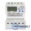 Trójfazowy elektroniczny licznik | miernik zużycia energii na szynę DIN | 400V | LCD | Wi-Fi Trójfazowy elektroniczny licznik | miernik zużycia energii na szynę DIN | 400V | LCD | Wi-Fi