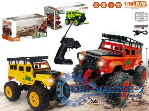 Auto R/C Off Road, światło, ładowanie USB Auto R/C Off Road, światło, ładowanie USB