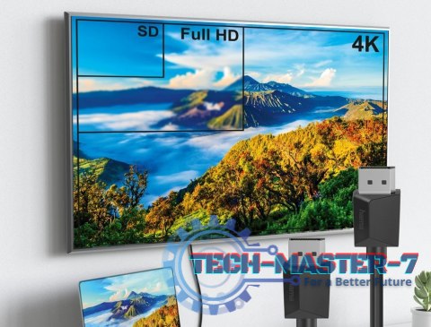 Kabel displayport DP 1.2 ultra HD 4k 3m Kabel displayport DP 1.2 ultra HD 4k 3m