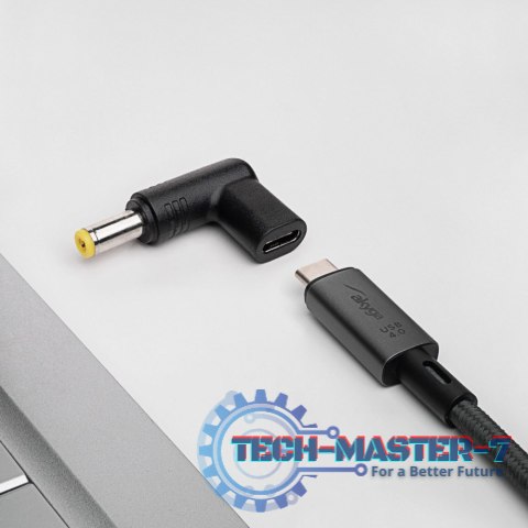 Adapter 5.5 X 2.5 wtyczka do zasilacza uniwersalnego AK-ND-C01 USB-C / 5.5 X 2.5 mm Adapter 5.5 X 2.5 wtyczka do zasilacza uniwersalnego AK-ND-C01 USB-C / 5.5 X 2.5 mm