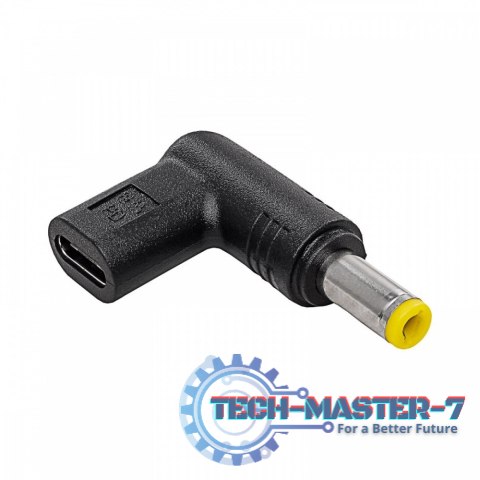 Adapter 5.5 X 2.5 wtyczka do zasilacza uniwersalnego AK-ND-C01 USB-C / 5.5 X 2.5 mm Adapter 5.5 X 2.5 wtyczka do zasilacza uniwersalnego AK-ND-C01 USB-C / 5.5 X 2.5 mm